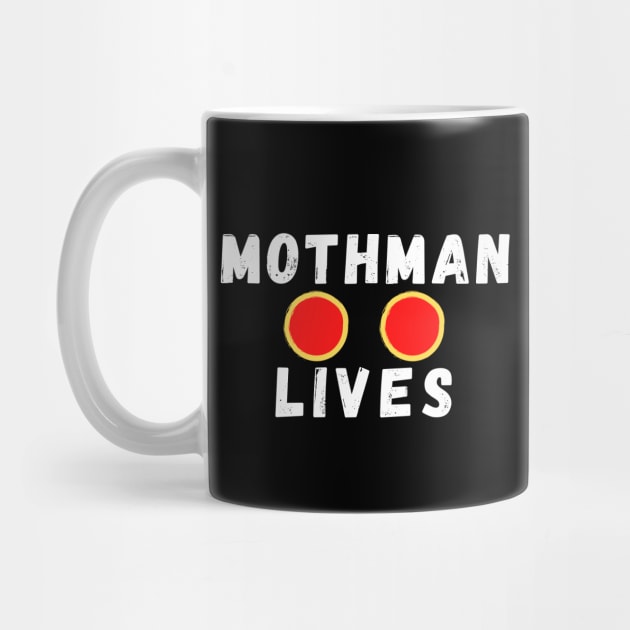 Mothman Lives - White by KoreDemeter14